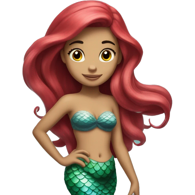 the litte mermaid Ariel emoji