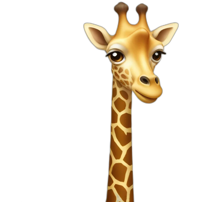 giraffe with basker emoji