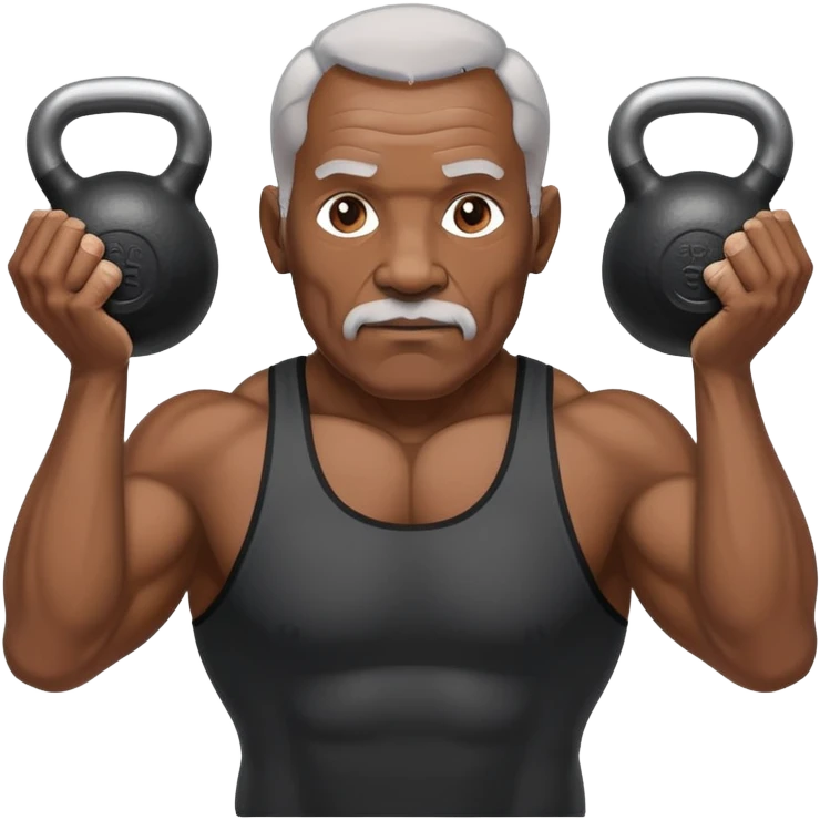 Old Blackman kettlebell  emoji