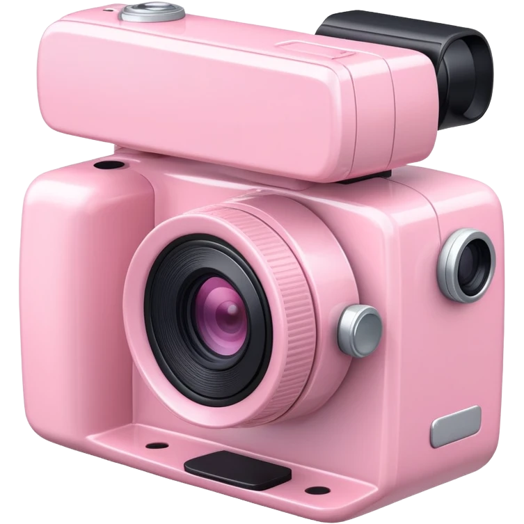 Light pink video camera emoji