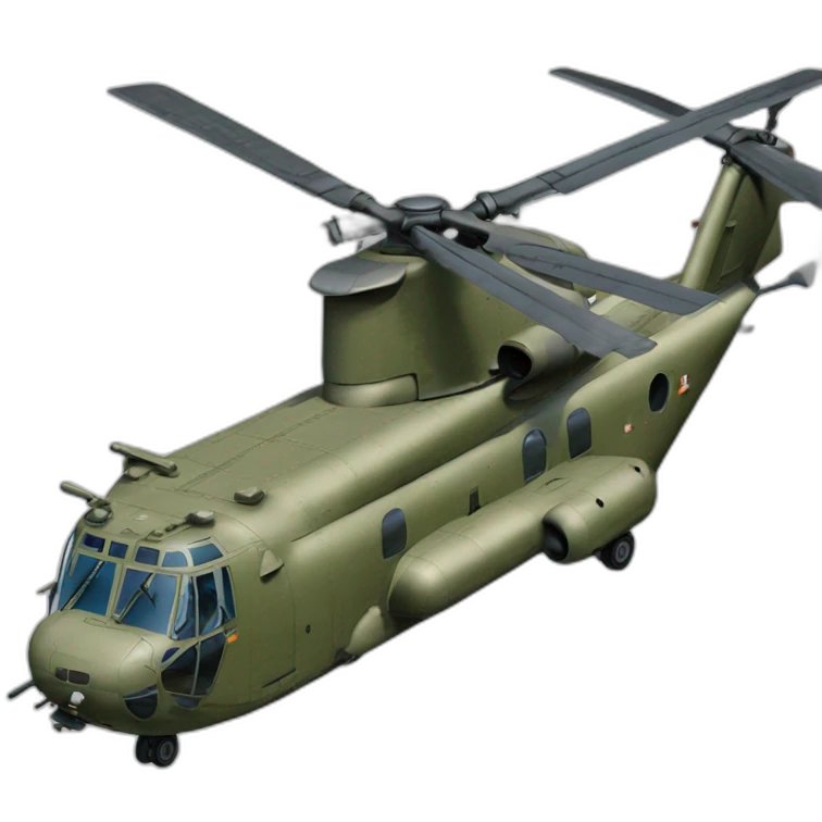 Hélicoptère de combat CH-47 Chinook  emoji