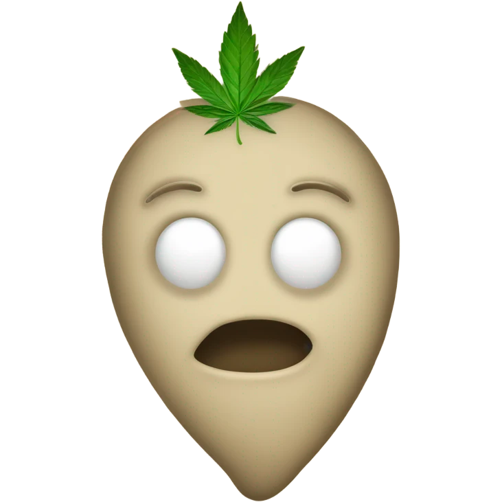 a spoonful of hemp seeds emoji