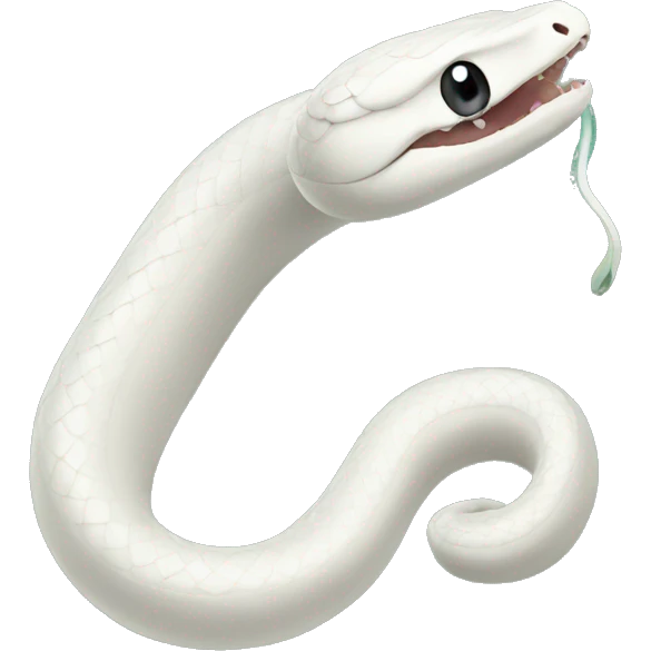 White snake emoji