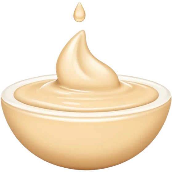 drop of face cream beige emoji