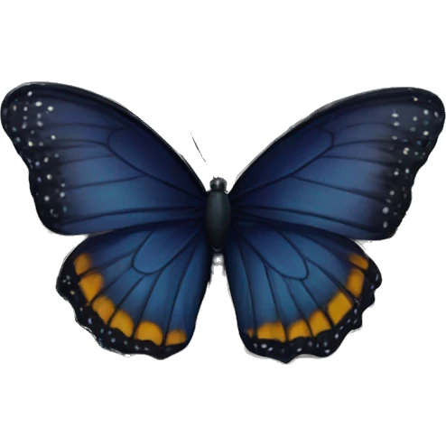 butterfly on the moon but moon is melting emoji