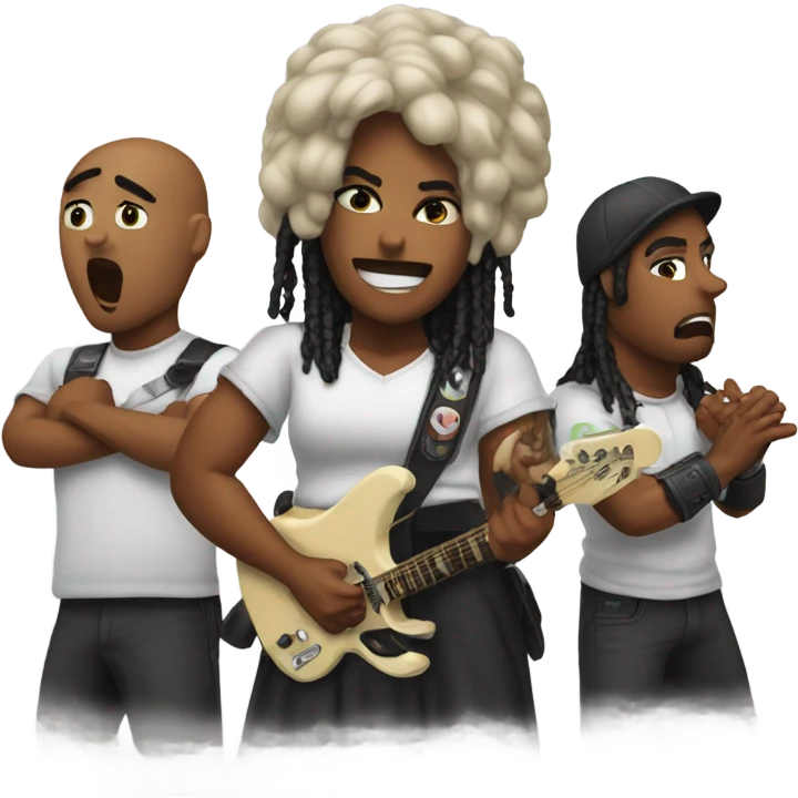 Creed singing  emoji