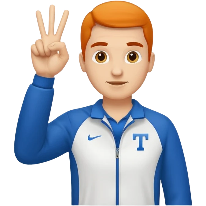 sports coach making T sign emoji