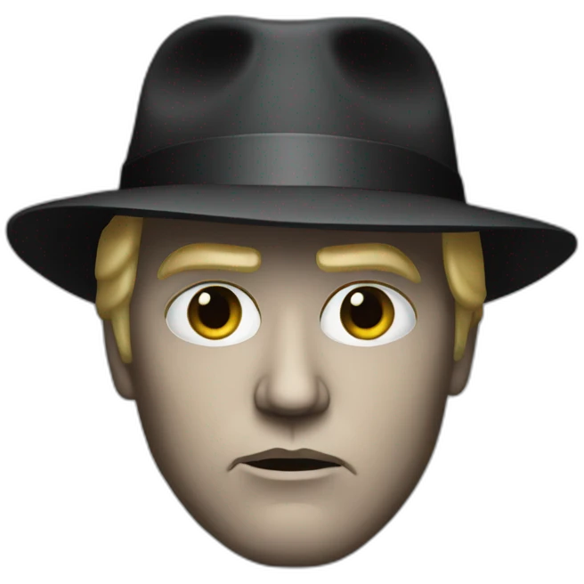 Trump noir emoji