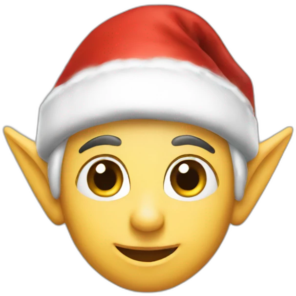Elf christmas emoji