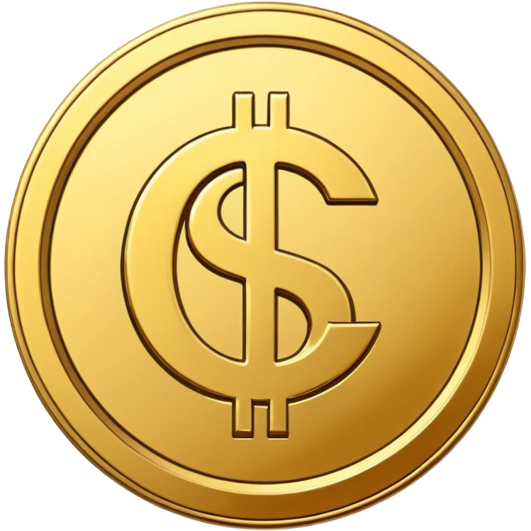 coin with dollar sign emoji