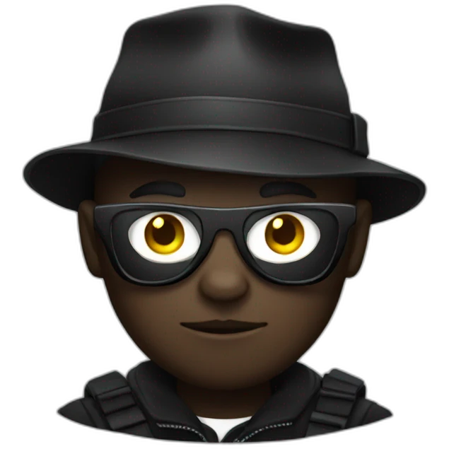 bank robber black cat emoji