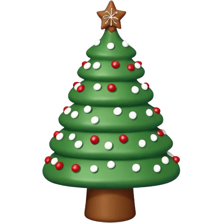 Little Debbie Christmas tree cake emoji