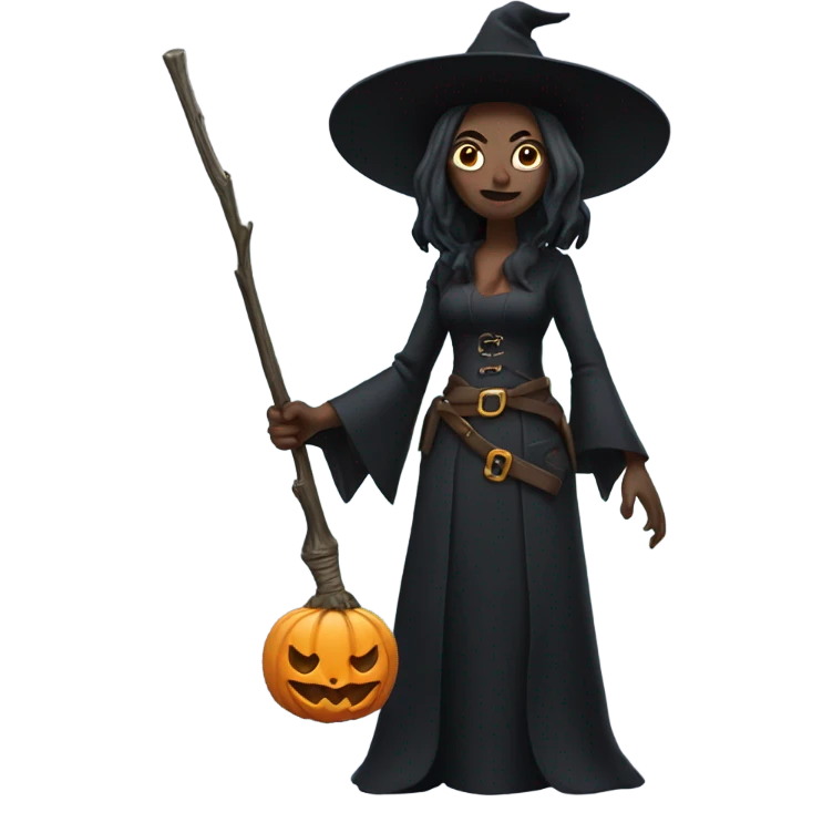 Witch with gun emoji