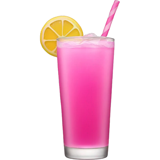 Pink drink emoji