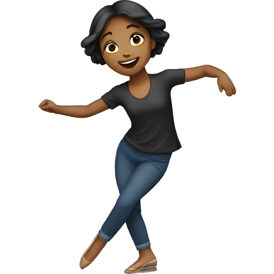 girl dancing emoji