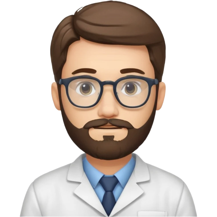 scientist professor young man bearded emoji