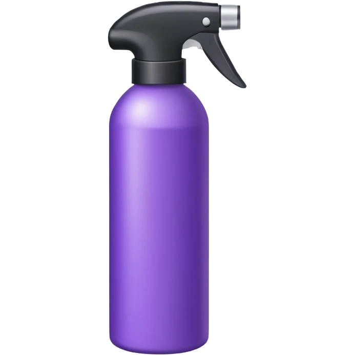 hair spray bottle purple emoji
