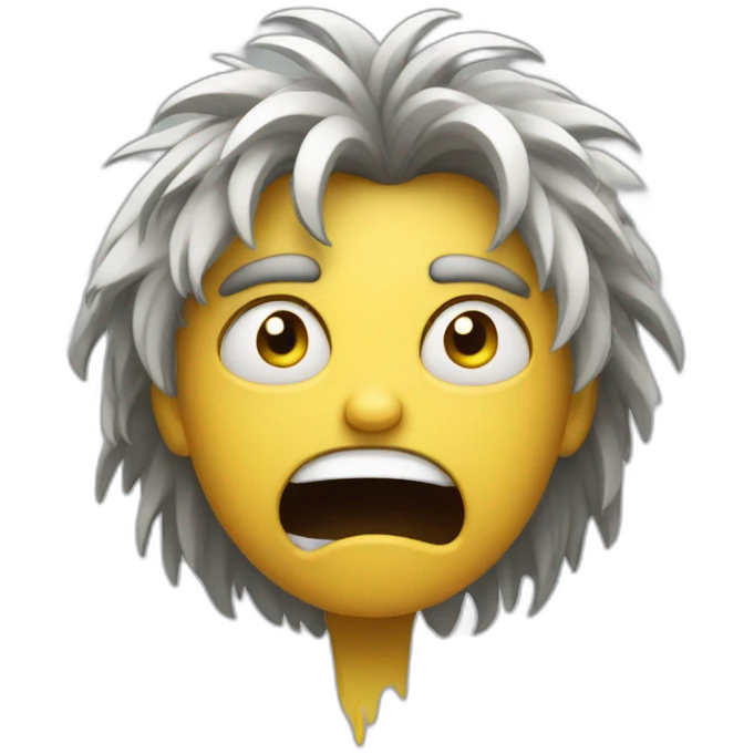 frazzled overwhelmed person emoji