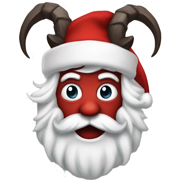 Santa vs Krampus  emoji