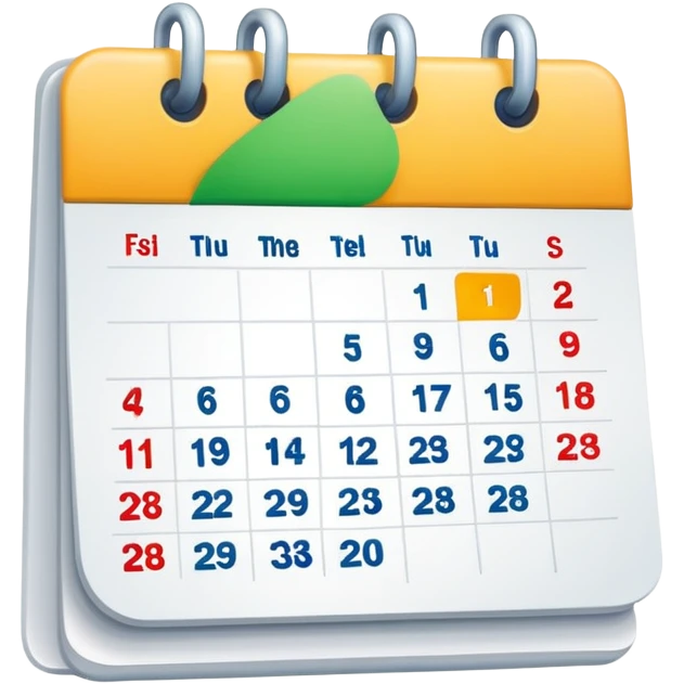 Calender emoji