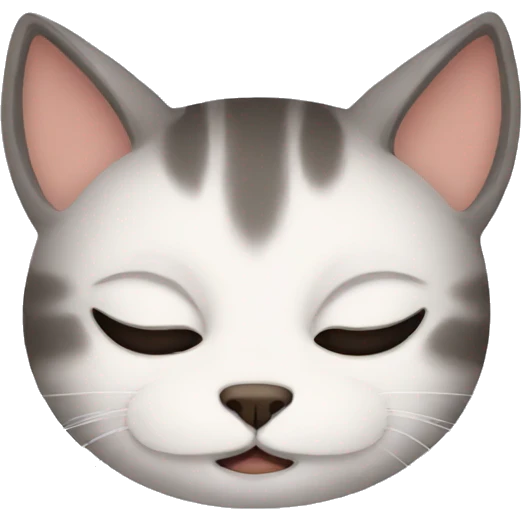 sleepy cat emoji