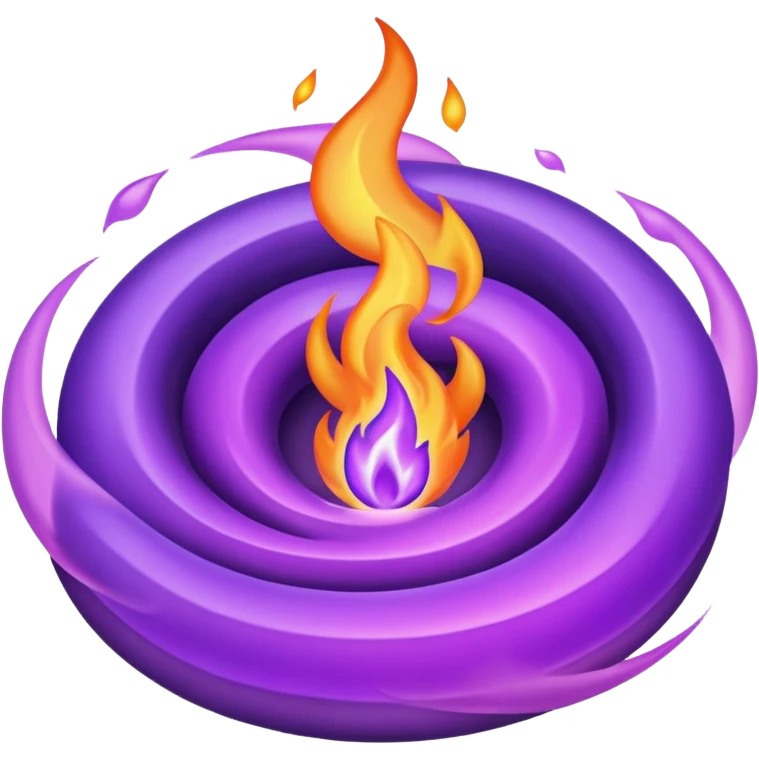 Purple Flame emoji