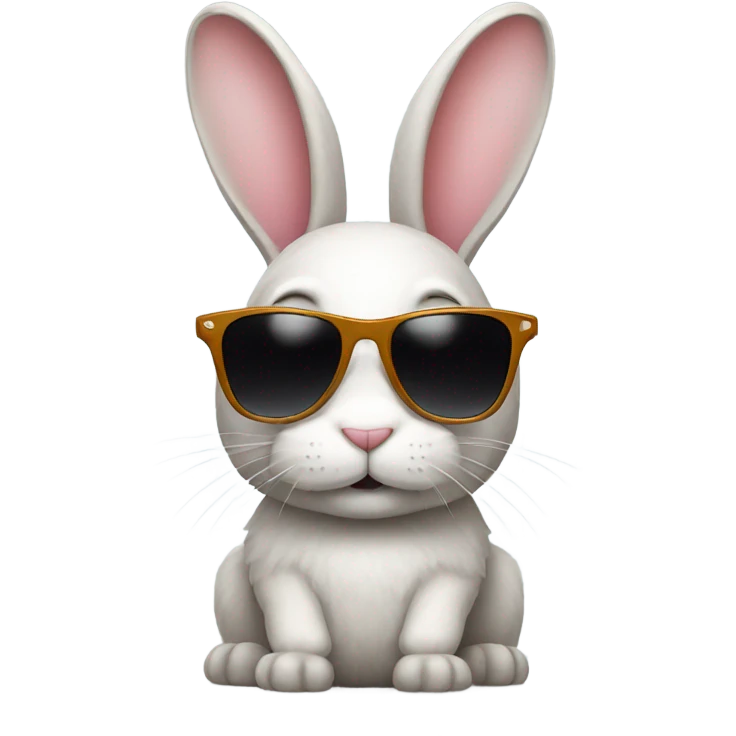 bunny with sunglasses emoji