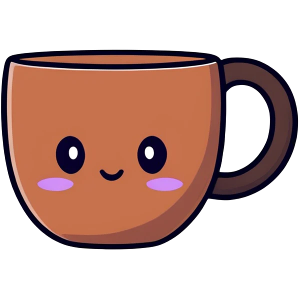 Yixing clay teacup, small brown-purple clay cup with no handle, traditional Chinese tea vessel emoji