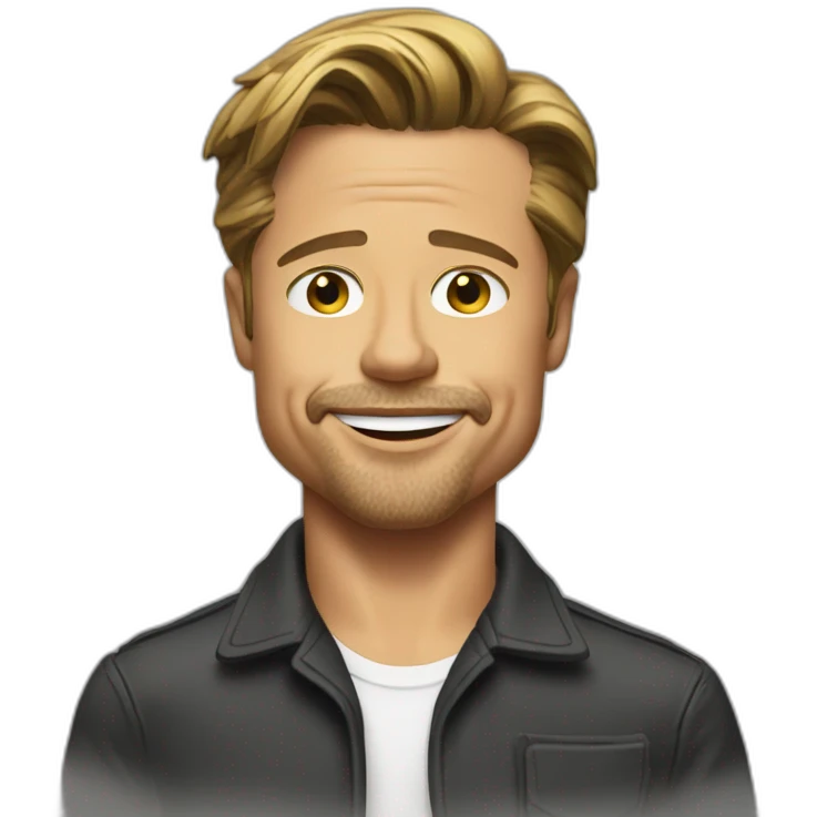 brad pitt emoji