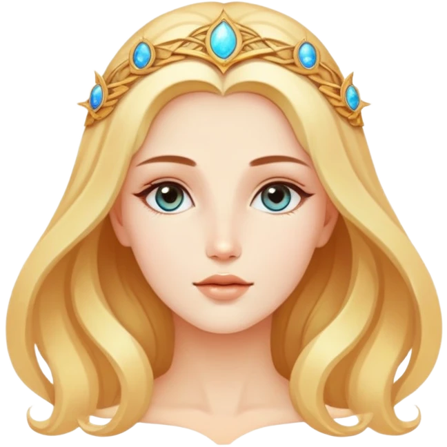 closeup head portrait of universe goddess Sophia with pretty perfect feminine attractive face, cosmic beauty with detailed delicate facial features, head only isolated, no body emoji