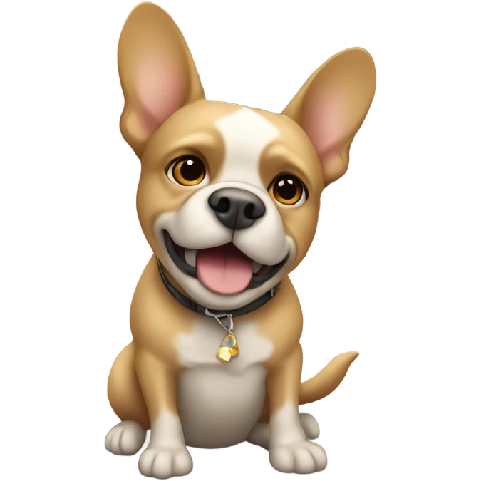Dog in france emoji