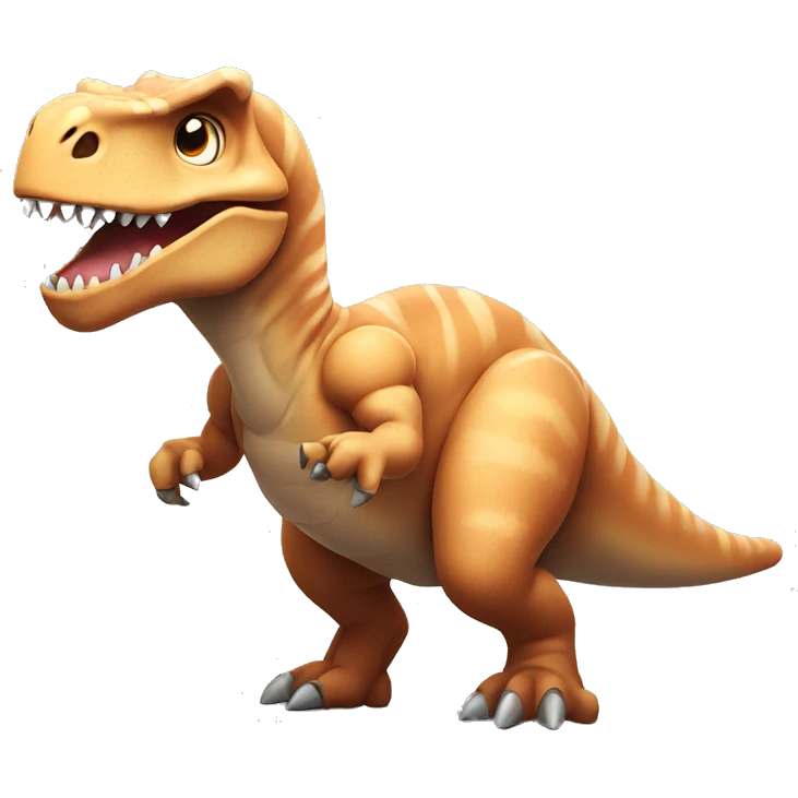 dinosaur with large chest muscles emoji