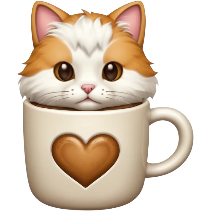 a cat paw holding a coffee cup emoji