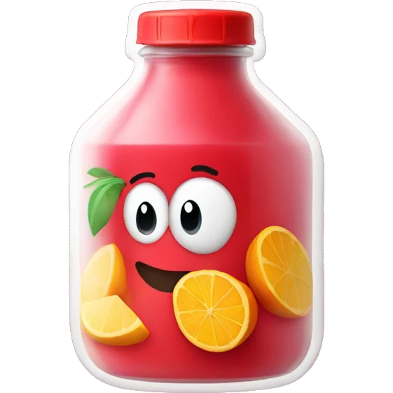 Fruit punch bottle emoji