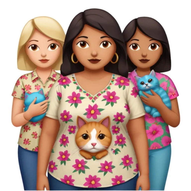 Fat Indian woman working at target with her friends dead cat emoji