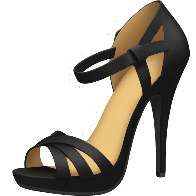 Black high heels  emoji