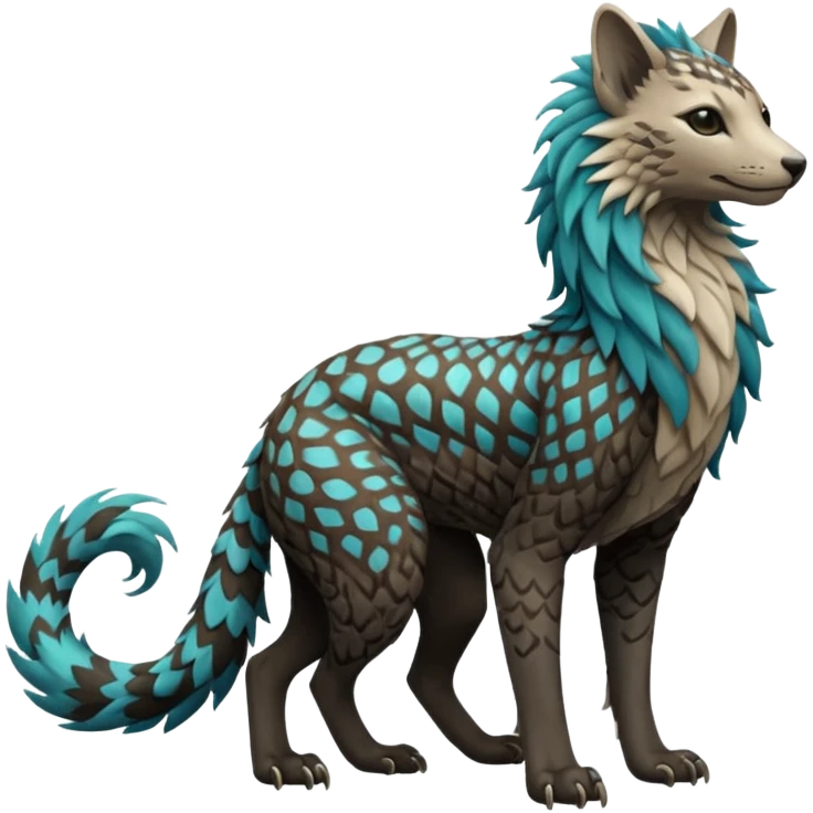 Modern Realistic Rare Fantasy Vernid-Trico-species by LiLaiRa full body emoji