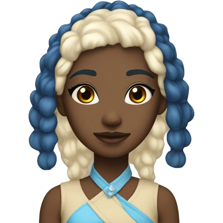 Blue and cream Layla’s pd2 emoji