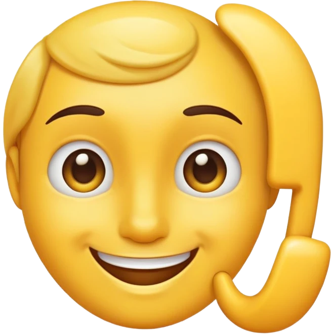 The number “five” with facial features emoji