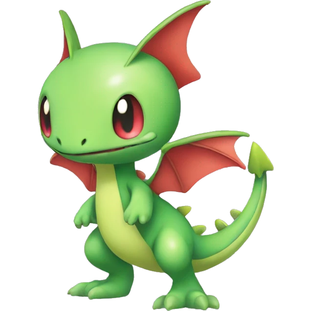 Full body shiny Flygon-grovyle emoji