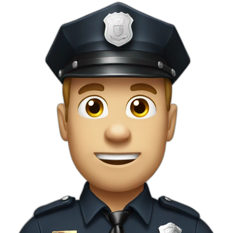 cop cow emoji