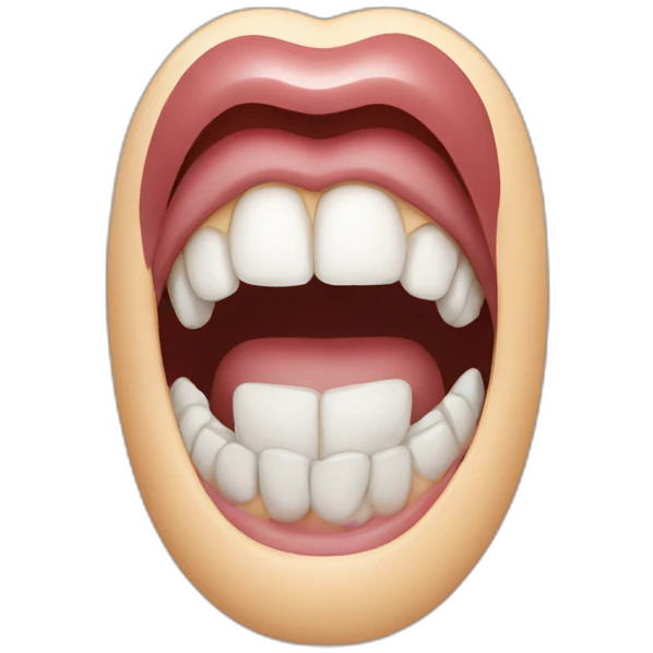 mouth with Tiger emoji
