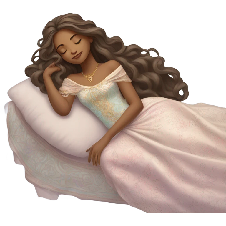 Princess asleep  emoji