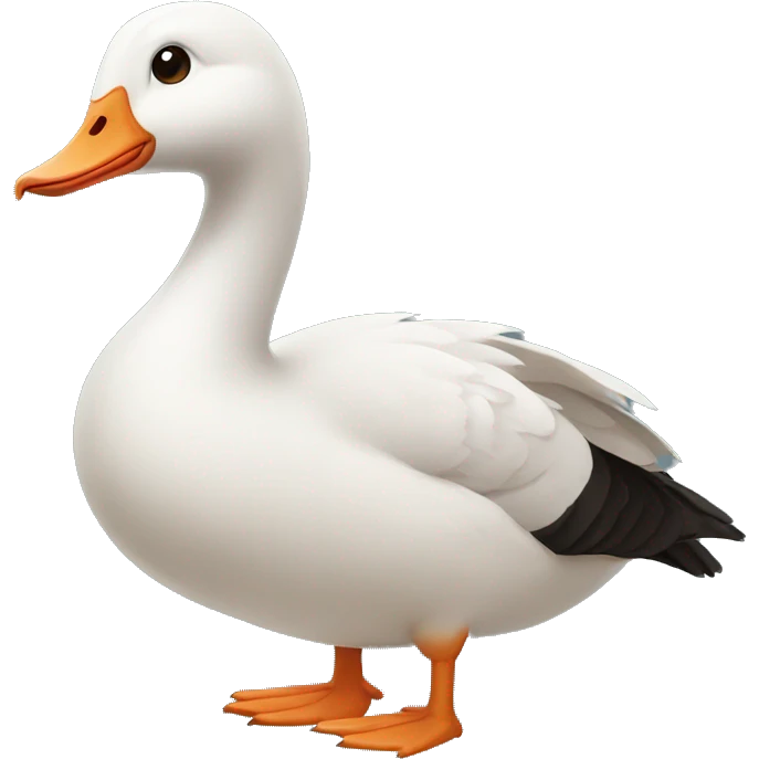 Goose with from love together emoji