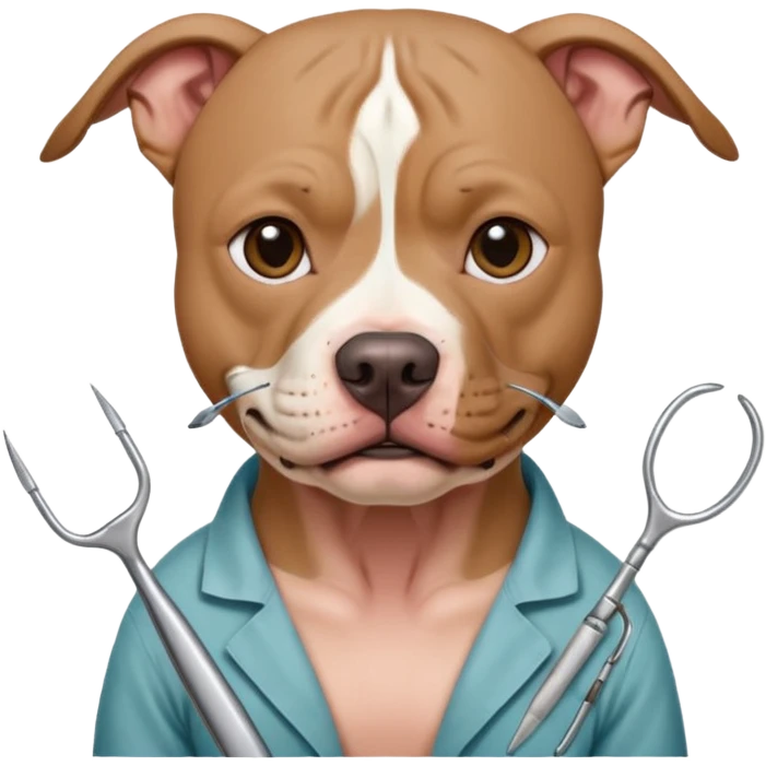 Lobotomy procedure on a pibble emoji