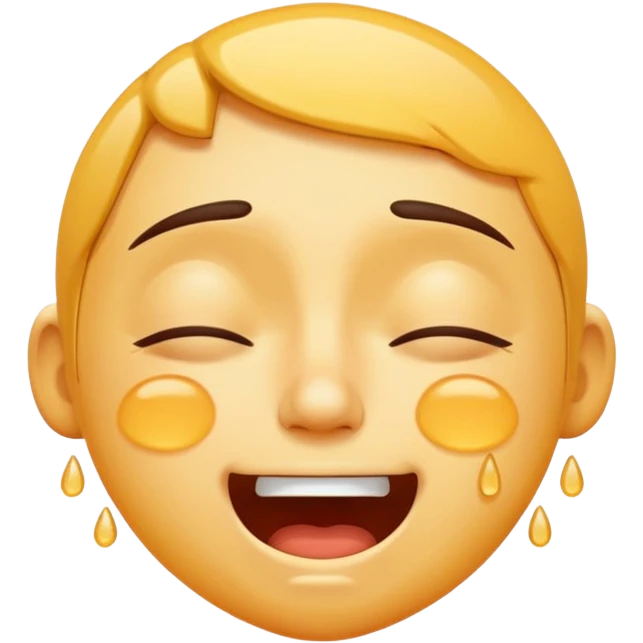 face with awkward smile, sweat drop, and closed eyes, showing cringe and laughter emoji