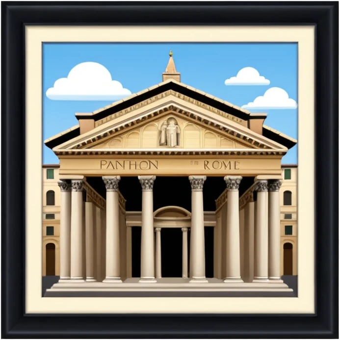 The Pantheon rome emoji