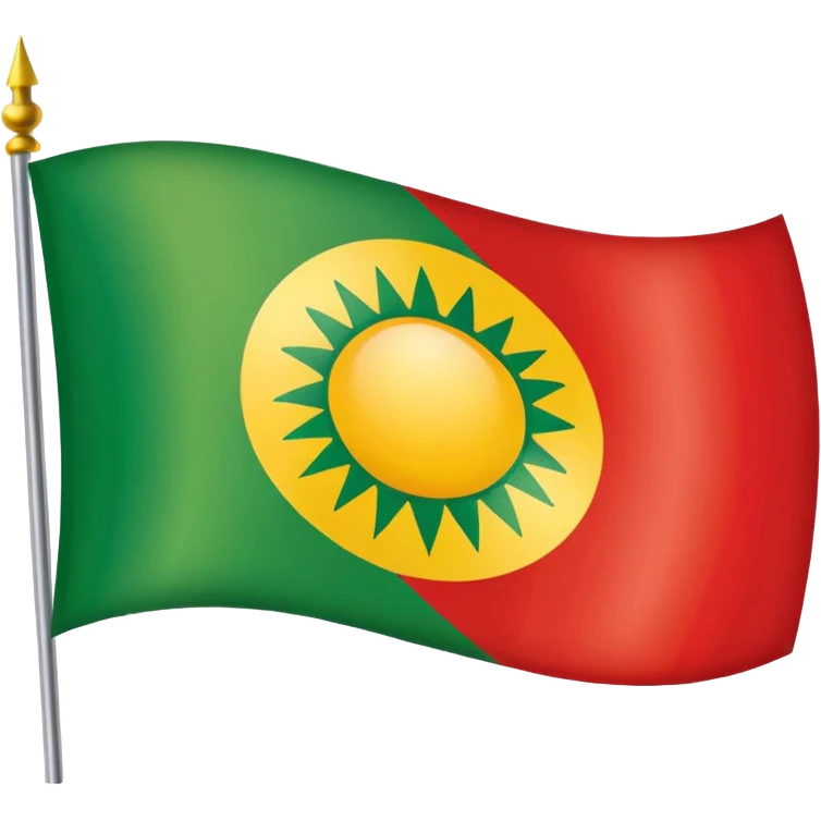 Kurdisch flagg emoji