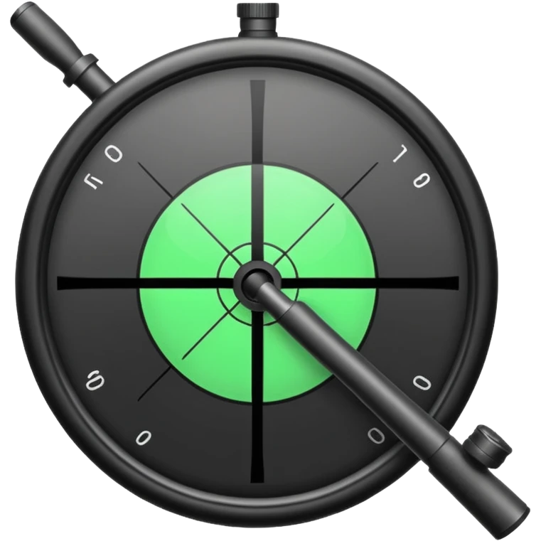 Sniper crosshairs  emoji