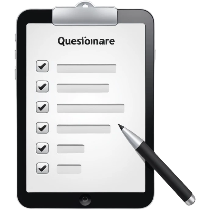 Questionnaire emoji